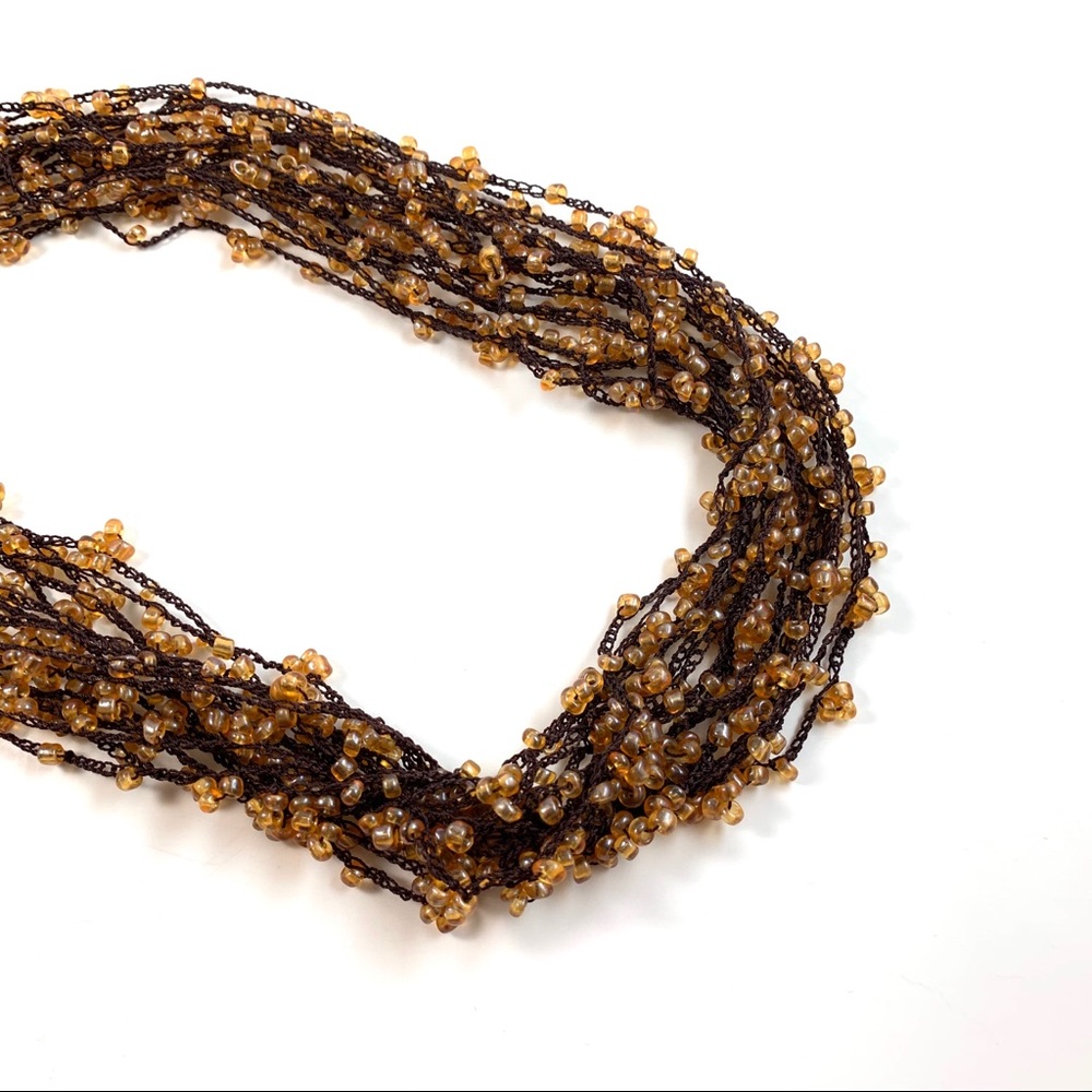 🎉 Multi-strand beaded necklace